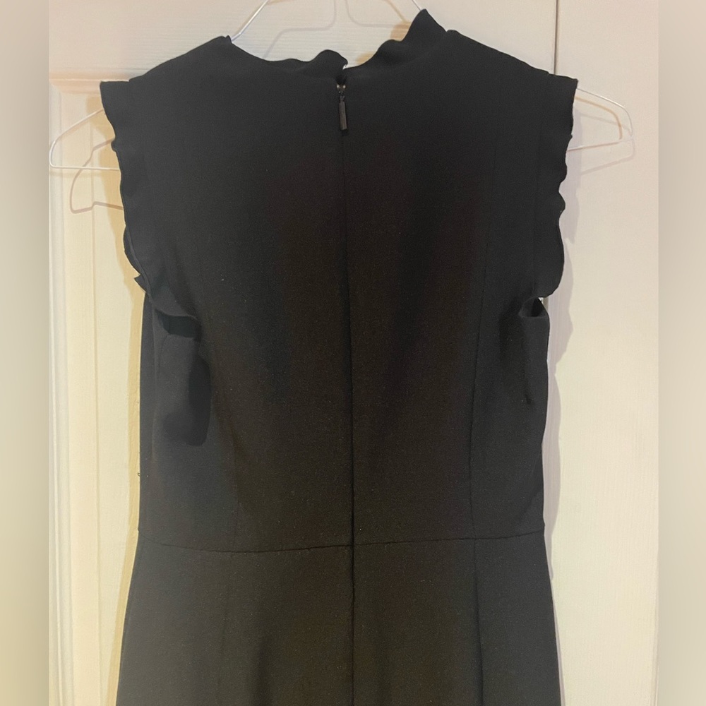 Karl Lagerfeld Little Black Dress with Ruffles Size 0 - Picture 7 of 11